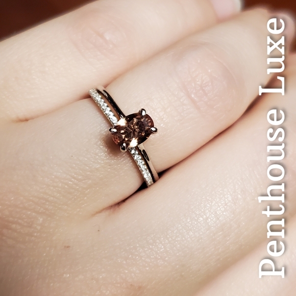 REAL Color Changing Zultanite Sterling Silver Ring Set - Picture 10 of 11